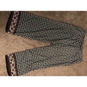 Palazzo pants multi-color
